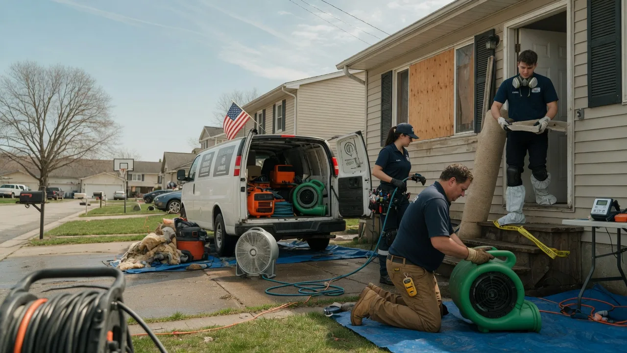 Water Damage Restoration in Hometown, WV near me